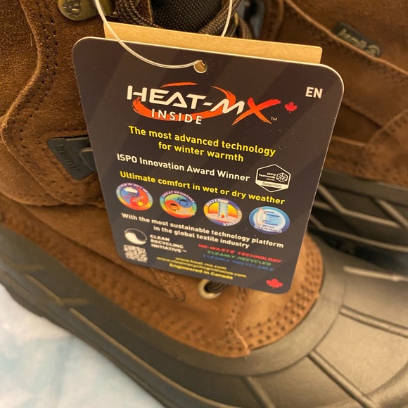 Kamik Men's NationPlus Waterproof Insulated Boots Brown Size 9 - Picture 7 of 10